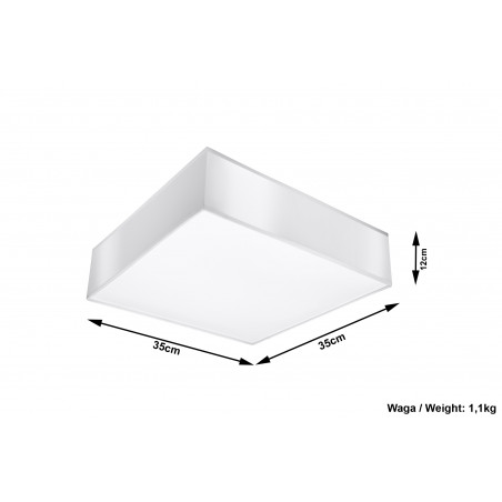 Plafonas HORUS 35 baltas - 4 - 58,66 €