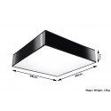 Plafonas HORUS 45 juodas - 5 - 73,33 €