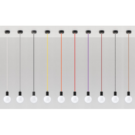 Pakabinamas šviestuvas EDISON juodas - 4 - 15,29 €