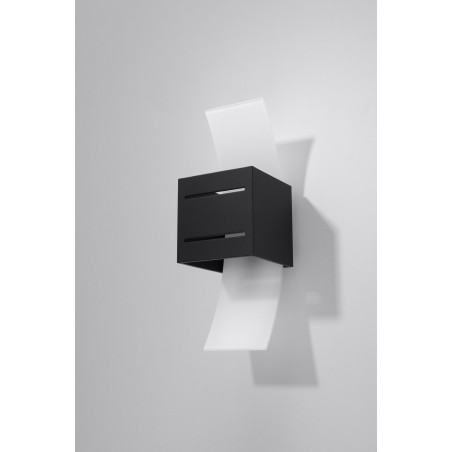 Sieninis šviestuvas LORETO juodas - 2 - 32,32 €