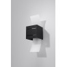 Sieninis šviestuvas LORETO juodas - 2 - 32,32 €