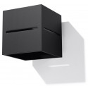 Sieninis šviestuvas LOBO juodas - 1 - 28,96 €
