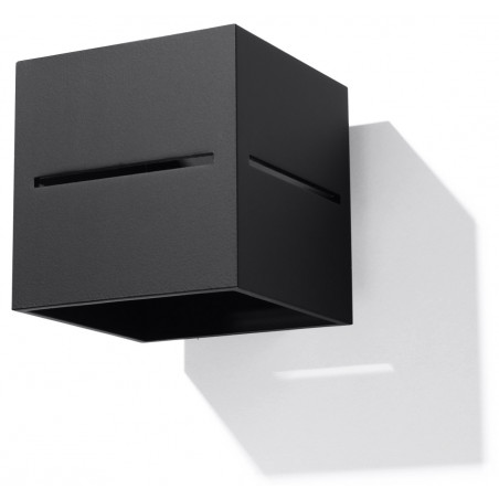 Sieninis šviestuvas LOBO juodas - 1 - 28,96 €