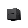 Sieninis šviestuvas LOBO juodas - 6 - 28,96 €