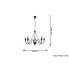 Sietynas MINERWA 5 juodas - 4 - 67,84 €
