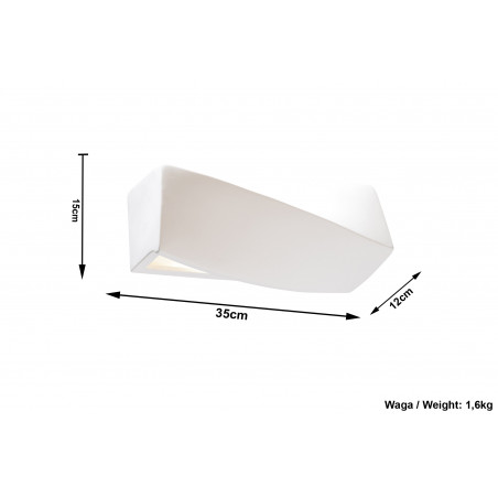 Sieninis keraminis šviestuvas SIGMA MINI - 5 - 21,56 €