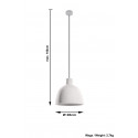 Pakabinamas šviestuvas DAMASO - 4 - 42,33 €