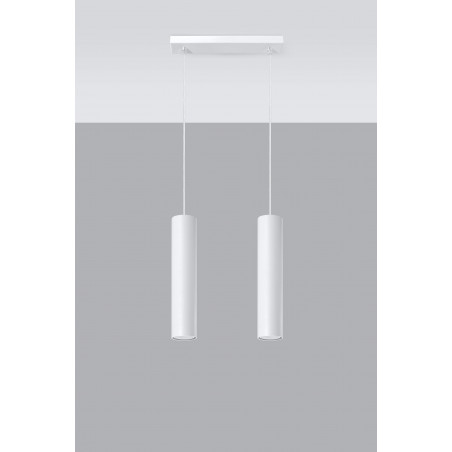 Pakabinamas šviestuvas LAGOS 2 baltas - 2 - 58,70 €