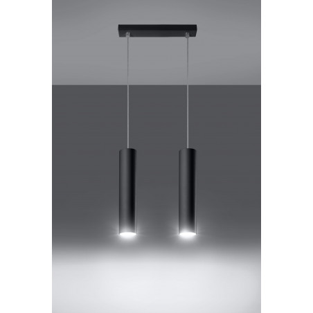 Pakabinamas šviestuvas LAGOS 2 juodas - 3 - 58,70 €