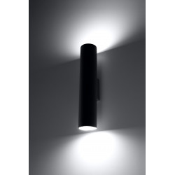 Sieninis šviestuvas LAGOS 2 juodas - 3 - 37,22 €