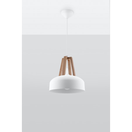 Pakabinamas šviestuvas CASCO baltas - 2 - 54,50 €