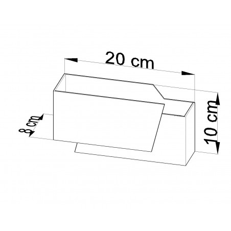 Sieninis šviestuvas PIEGARE - 4 - 28,54 €