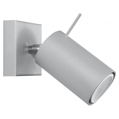 Sieninis šviestuvas RING 1 pilkas - 1 - 19,05 €