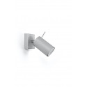 Sieninis šviestuvas RING 1 pilkas - 2 - 19,05 €