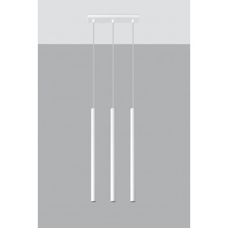 Pakabinamas šviestuvas PASTELO 3 baltas - 2 - 59,24 €