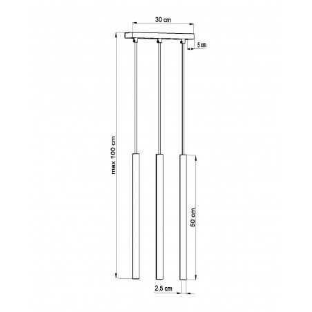 Pakabinamas šviestuvas PASTELO 3 baltas - 4 - 59,24 €
