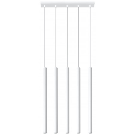 Pakabinamas šviestuvas PASTELO 5 baltas - 1 - 92,14 €