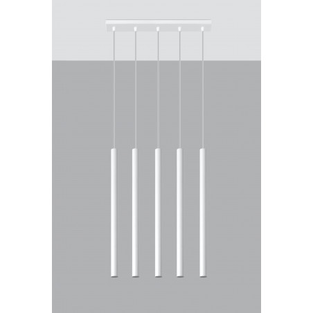 Pakabinamas šviestuvas PASTELO 5 baltas - 2 - 92,14 €