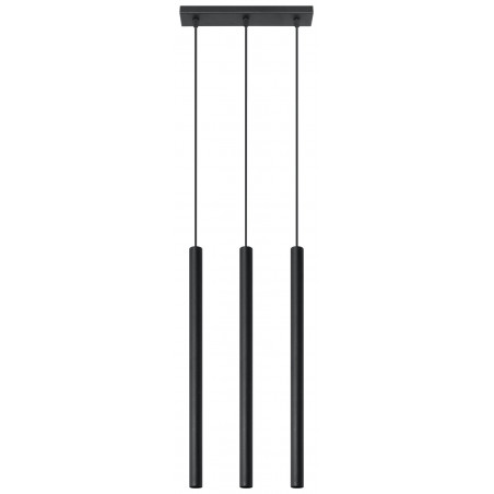Pakabinamas šviestuvas PASTELO 3 juodas - 1 - 59,24 €