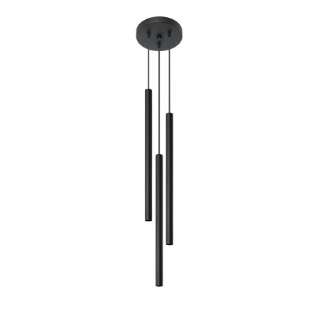 Pakabinamas šviestuvas PASTELO 3P juodas - 1 - 58,44 €