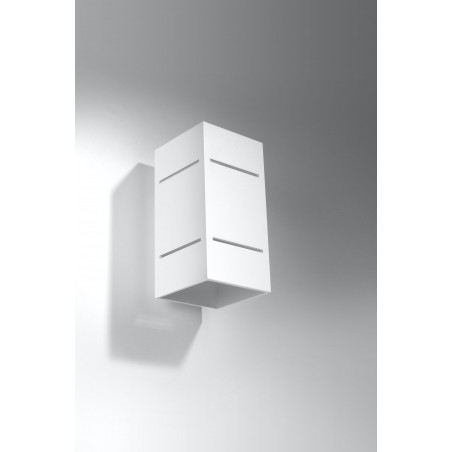 Sieninis šviestuvas BLOCCO baltas - 2 - 44,52 €