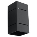 Sieninis šviestuvas BLOCCO juodas - 1 - 44,52 €