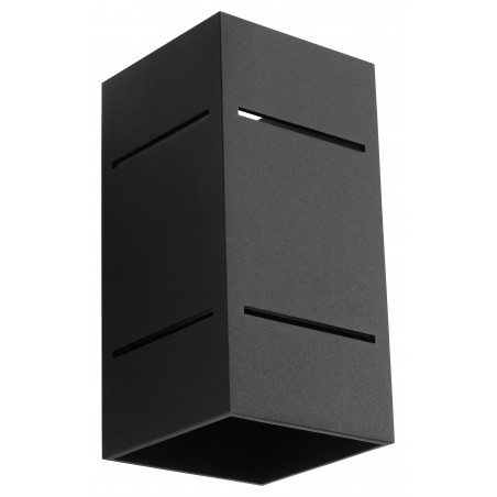 Sieninis šviestuvas BLOCCO juodas - 1 - 44,52 €