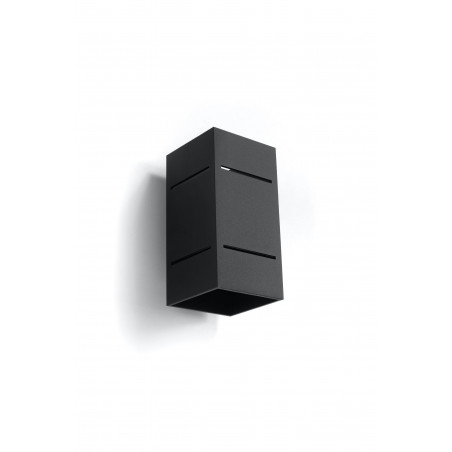 Sieninis šviestuvas BLOCCO juodas - 2 - 44,52 €