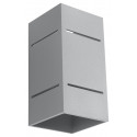 Sieninis šviestuvas BLOCCO pilkas - 1 - 44,52 €