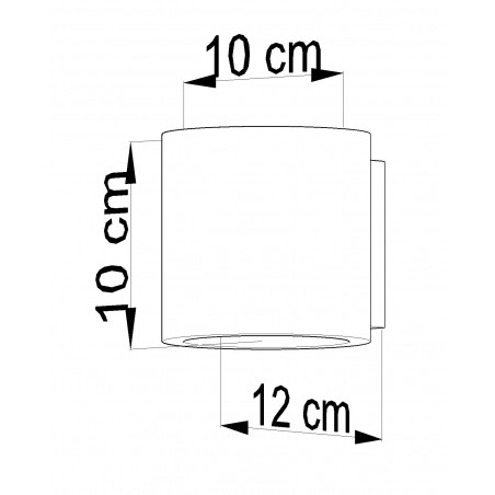 Sieninis šviestuvas ORBIS beton - 4 - 25,40 €