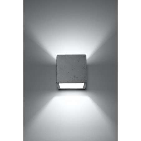 Sieninis šviestuvas QUAD beton - 3 - 25,49 €