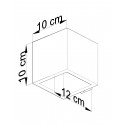 Sieninis šviestuvas QUAD - 4 - 22,92 €