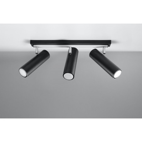 Lubinis šviestuvas DIREZIONE 3 juodas - 2 - 74,20 €