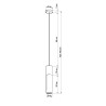 Pakabinamas šviestuvas PABLO baltas - 2 - 34,88 €