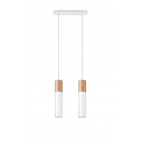 Pakabinamas šviestuvas PABLO 2 baltas - 1 - 64,76 €