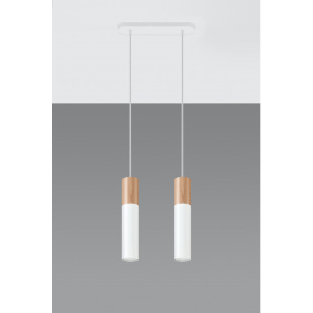 Pakabinamas šviestuvas PABLO 2 baltas - 4 - 64,76 €