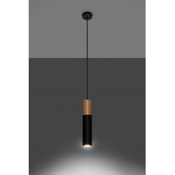 Pakabinamas šviestuvas PABLO juodas - 3 - 34,88 €