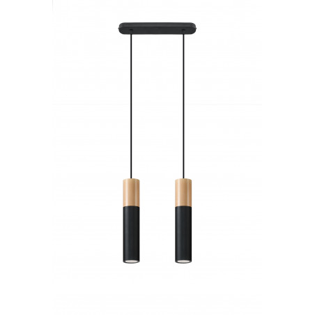 Pakabinamas šviestuvas PABLO 2 juodas - 1 - 64,76 €