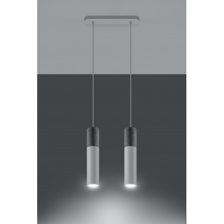 Pakabinamas šviestuvas BORGIO 2 baltas - 3 - 72,75 €