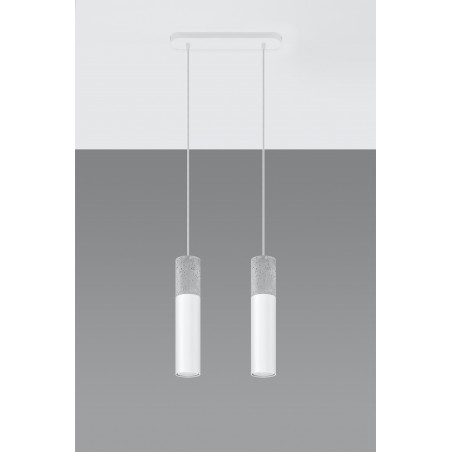 Pakabinamas šviestuvas BORGIO 2 baltas - 4 - 72,75 €