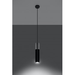 Pakabinamas šviestuvas BORGIO 1 juodas - 3 - 37,86 €