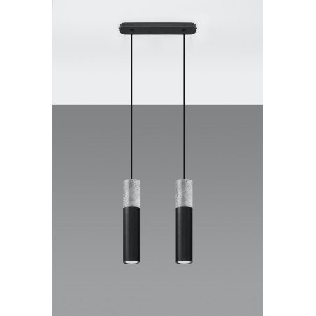 Pakabinamas šviestuvas BORGIO 2 juodas - 4 - 72,75 €