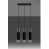 Pakabinamas šviestuvas BORGIO 3 juodas - 3 - 104,62 €