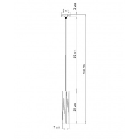 Pakabinamas šviestuvas LUVO 1 - 2 - 37,86 €
