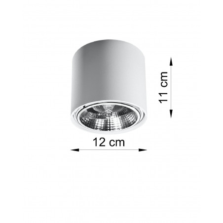 Plafonas TIUBE baltas - 3 - 25,89 €