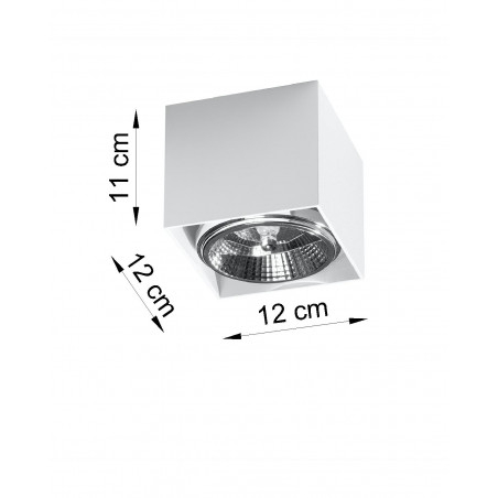 Plafonas BLAKE baltas - 3 - 25,89 €
