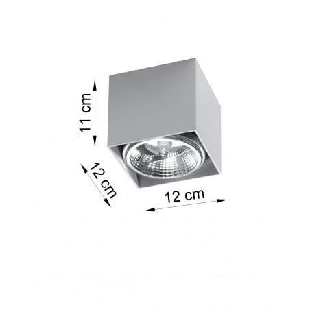 Plafonas BLAKE pilkas - 3 - 25,89 €