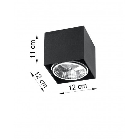 Plafonas BLAKE juodas - 3 - 25,89 €