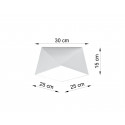 Plafonas HEXA 25 baltas - 3 - 46,81 €
