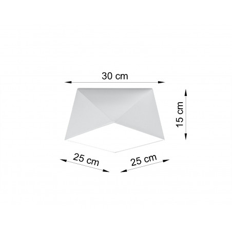 Plafonas HEXA 25 baltas - 3 - 46,81 €